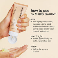 Thumbnail for Cocokind Oil to Milk Face Wash, Oil Based Cleanser and Oil Makeup Remover - Cleansing Oil, Cleansing Milk and Cream Cleanser for Face