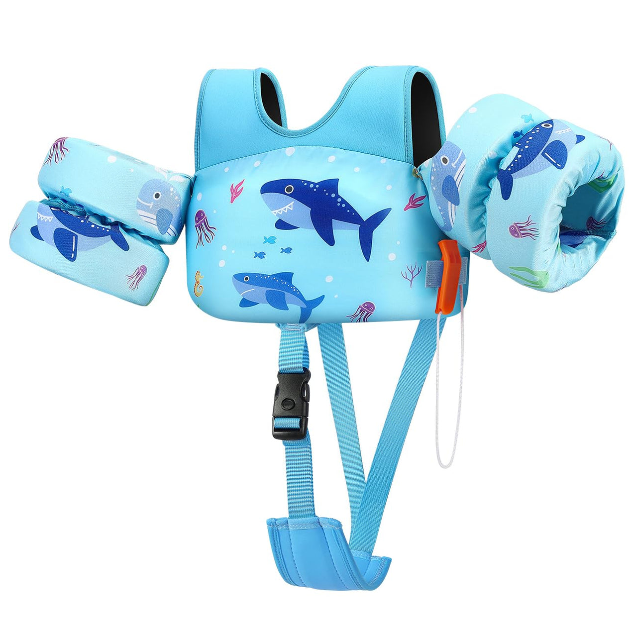 HeySplash Toddler Swim Vest, Toddler Floaties Fit 13-30 Lbs, Puddle Kids Jumper with Adjustable Strap, Pool Float Jacket Arm Floaties Baby Floatie Water Wing, Pool Sea Swimming Aid