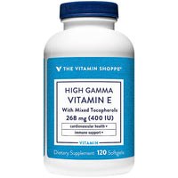 Thumbnail for The Vitamin Shoppe Vitamin E 400 IU - Antioxidant Support for Skin Health & Immune Function, Daily Vitamin (120 Softgels)