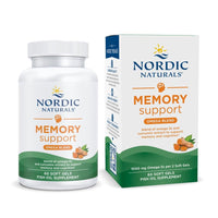Thumbnail for Nordic Naturals Memory Support with Curcumin - 60 Soft Gels - 1000 mg Omega-3 + 400 mg Optimized Curcumin - Memory, Cognition - Contains Phosphatidylcholine & Huperzine A - Non-GMO - 30 Servings