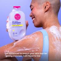 Thumbnail for eos Travel Vanilla Cashmere Body Wash- Travel Size Body Wash, Hydrating, Moisturizing, Toiletries, Mini, Shea Butter, 2.5 fl oz