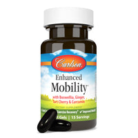 Thumbnail for Carlson - Enhanced Mobility, Botanical Joint Support, Boswellia, Tart Cherry, Curcumin, Ginger, 30 Softgels