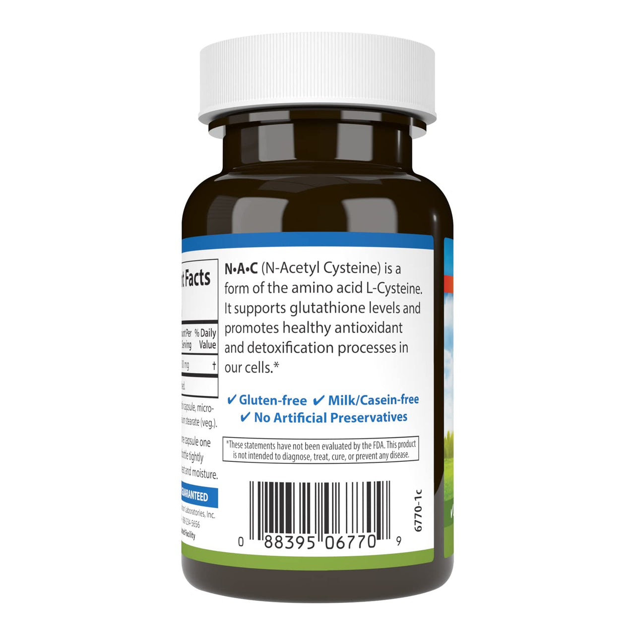 Carlson Labs NAC N-Acetyl Cysteine, 500mg, 60 Capsules