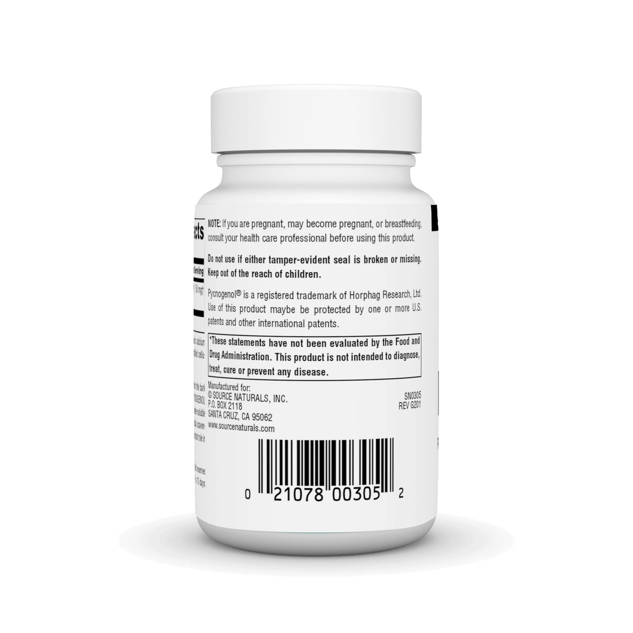 Source Naturals Pycnogenol 50 mg Proanthocyanidin Complex - 120 Tablets