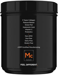 Thumbnail for Codeage Multi Collagen Peptides + Probiotics Black Edition, Vitamin C, Hyaluronic Acid Powder Supplement, Grass-Fed, Pasture-Raised, Hydrolyzed, Zero Carbs, Type I, II, III, V & X, Unflavored, 21oz