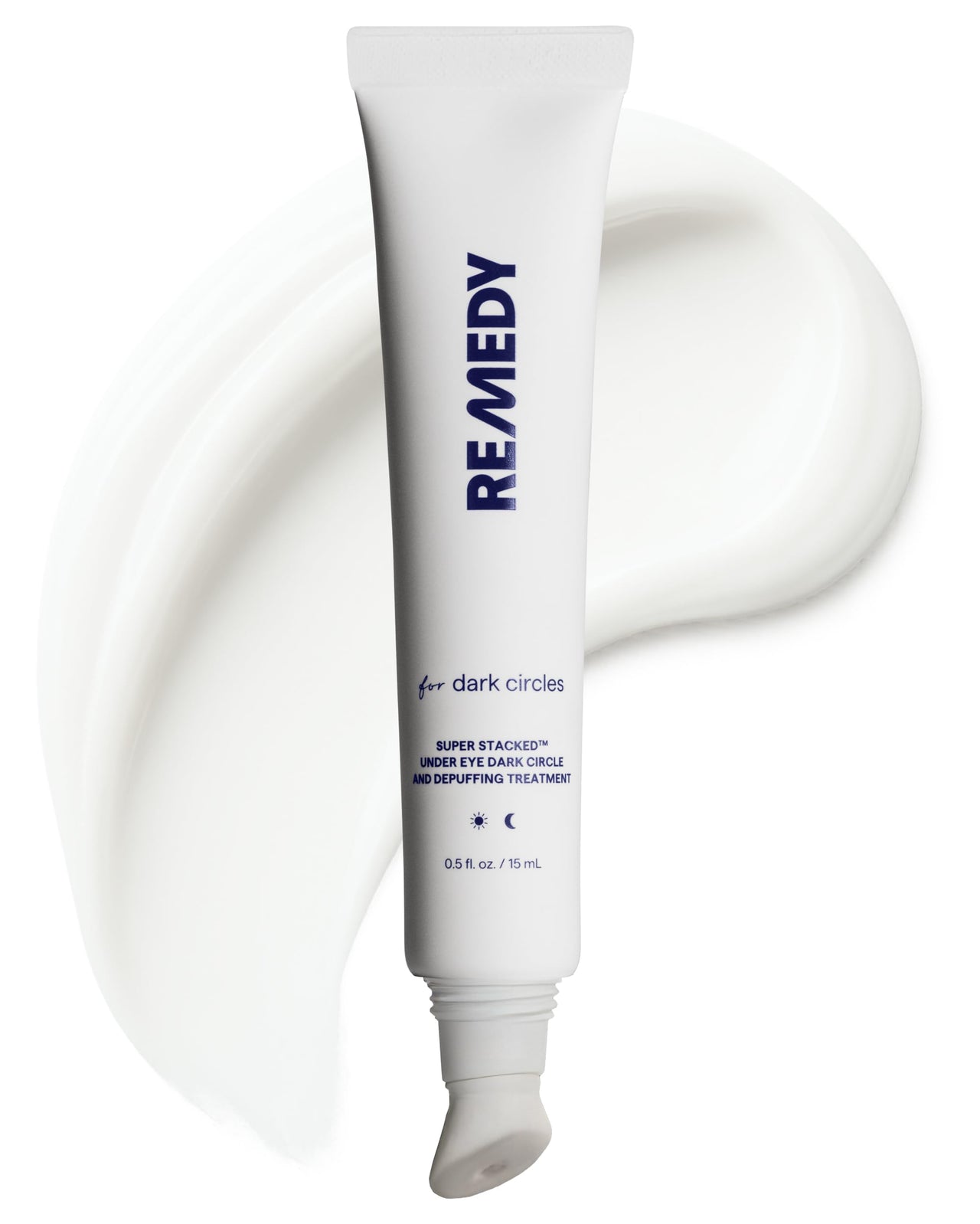 Remedy Dark Circles Reducing Advanced Eye Cream | Undereye Discoloration Treatment | Caffeine, Kojic Acid, Niacinamide, Marine Algae Complex | By Dermatologist Dr. Shah, 0.5 fl. Oz