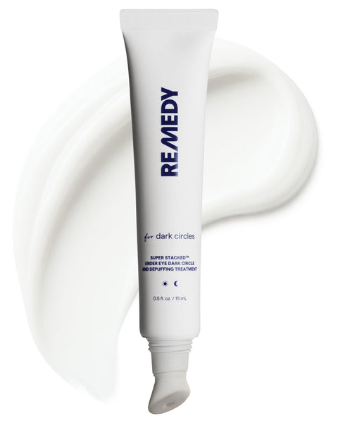 Remedy Dark Circles Reducing Advanced Eye Cream | Undereye Discoloration Treatment | Caffeine, Kojic Acid, Niacinamide, Marine Algae Complex | By Dermatologist Dr. Shah, 0.5 fl. Oz