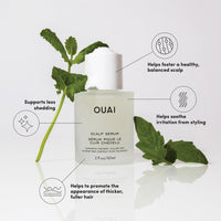 Thumbnail for OUAI Scalp Serum - Balancing Hair Serum with Red Clover Extract, Siberian Ginseng and Peptides for Thicker and Fuller-Looking Hair - Paraben, Phthalate and Sulfate Free Scalp Care (2 Fl Oz)
