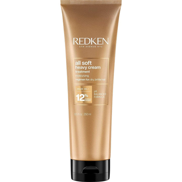 Redken All Soft Heavy Cream Mask Treatment- Moisturizing Deep Conditioner Treatment For Dry Hair, Softens and Smooths Hair, With Argan Oil