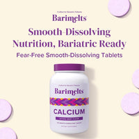 Thumbnail for BariMelts Calcium Citrate with Vitamin D3 & Magnesium, 120 Smooth-Dissolving Tablets (1-Month Supply), Bariatric Calcium Supplements for Women, Natural Berry Flavor