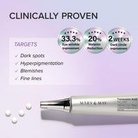 Thumbnail for Mary&May Tranexamic Acid + Glutathione Eye Cream (30ml) - Korean Skincare for Dark Circles & Uneven tone - Fragrance-Free Under Eye Cream for Dark Spots & Hyperpigmentation 1.01oz.