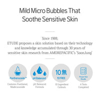 Thumbnail for ETUDE SoonJung pH 6.5 Whip Facial Cleanser 5.1 fl. oz. (150ml) 21AD | Soft Bubble Fragrance-Free Low-pH Korean Hydrating Cleansing Wash for Sensitive Skin | Korean Skin Care, K-Beauty | Vegan