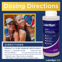 Thumbnail for Lubrisyn Hyaluronic Acid Oral Joint Supplement â€“ Liquid HA Formula for Humans â€“ Promotes Joint Support, Mobility, Flexibility, Hydration & Healthy Function for Men & Women â€“ Grape Flavor 11.5oz