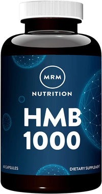 Thumbnail for MRM Nutrition HMB 1000 - For Women & Men - Beta-Hydroxy Beta-Methylbutyrate, 1,000 mg of Calcium HMB per serving - Supports Muscle Health, Strength & Recovery, Non-GMO, Gluten-Free - 60 Servings