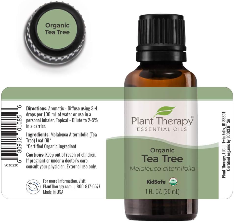 Plant Therapy Organic Tea Tree Essential Oil