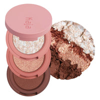 Thumbnail for Kaja Beauty Bento Collection | Mosaic chrome + Shimmer + Matte | 18 Coral Sunrise - Coral Peach | 2019 Best of Beauty Award in Glitter-Pressed Category