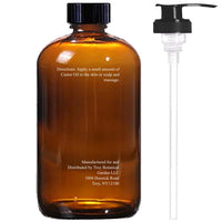 Thumbnail for Essentially KateS Castor Oil 16 Fl Oz (Glass Bottle) - Original - A Huge Glass Bottle with a Pump - 100% Pure and Natural, Cold Pressed, and Hexane-Free - Hair and Body