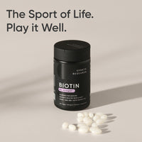 Thumbnail for Sports Research® Biotin 10,000mcg with Organic Coconut Oil - Biotin (Vitamin B7) for Healthy Skin and Hair Support* - for Women and Men - Vegan, Non-GMO, Gluten & Soy-Free - 120 Veggie Softgels