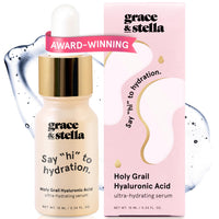Thumbnail for grace & stella Award Winning Hyaluronic Acid Serum (10ml/0.34 fl oz) Hyaluronic Acid Serum for Face - Acido Hialuronico Face Serums for Women - Hydrating, Remove Fine Lines, Wrinkles - Anti Aging