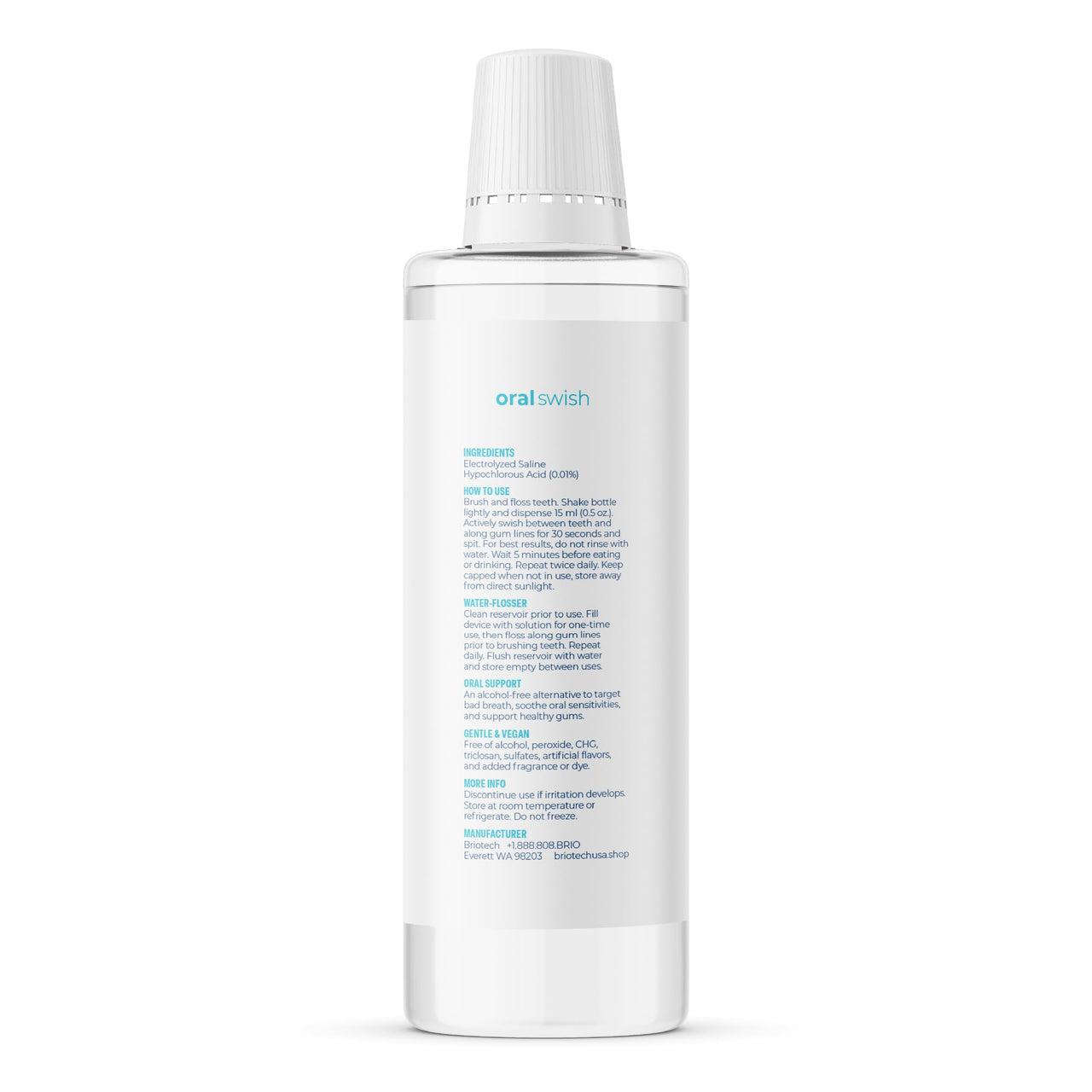BRIOTECH Pure Hypochlorous Acid Oral Swish