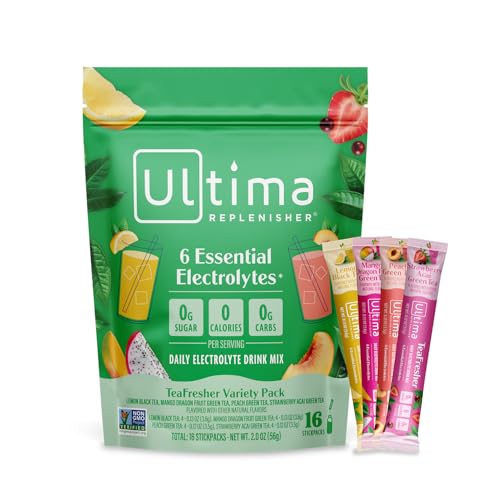 Image 1 of TeaFresher Variety / 16 Count (Pack of 1) for the product Ultima Replenisher Electrolyte Packets Variety Pack