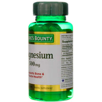 Thumbnail for Nature's Bounty Magnesium 500 mg Tablets 100 Ea
