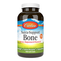 Thumbnail for Carlson - Nutra-Support Bone, Calcium, Magnesium & Vitamin D3, Bone Health, Calcium Absorption & Optimal Wellness, 180 Softgels