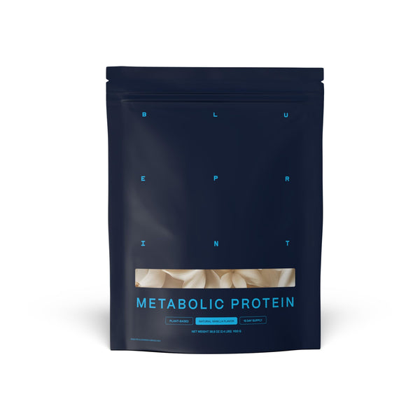 Blueprint Bryan Johnson Vegan Protein Meal Replacement – Plant Based Hemp Protein with 27g Protein Per Serving – Low Calorie, Flavored Protein for Women & Men – Dairy Free – 15 Servings - Vanilla