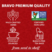 Thumbnail for Bravo Tea Absolute Rhodiola Herbal Tea Caffeine Free, 20 Tea Bags
