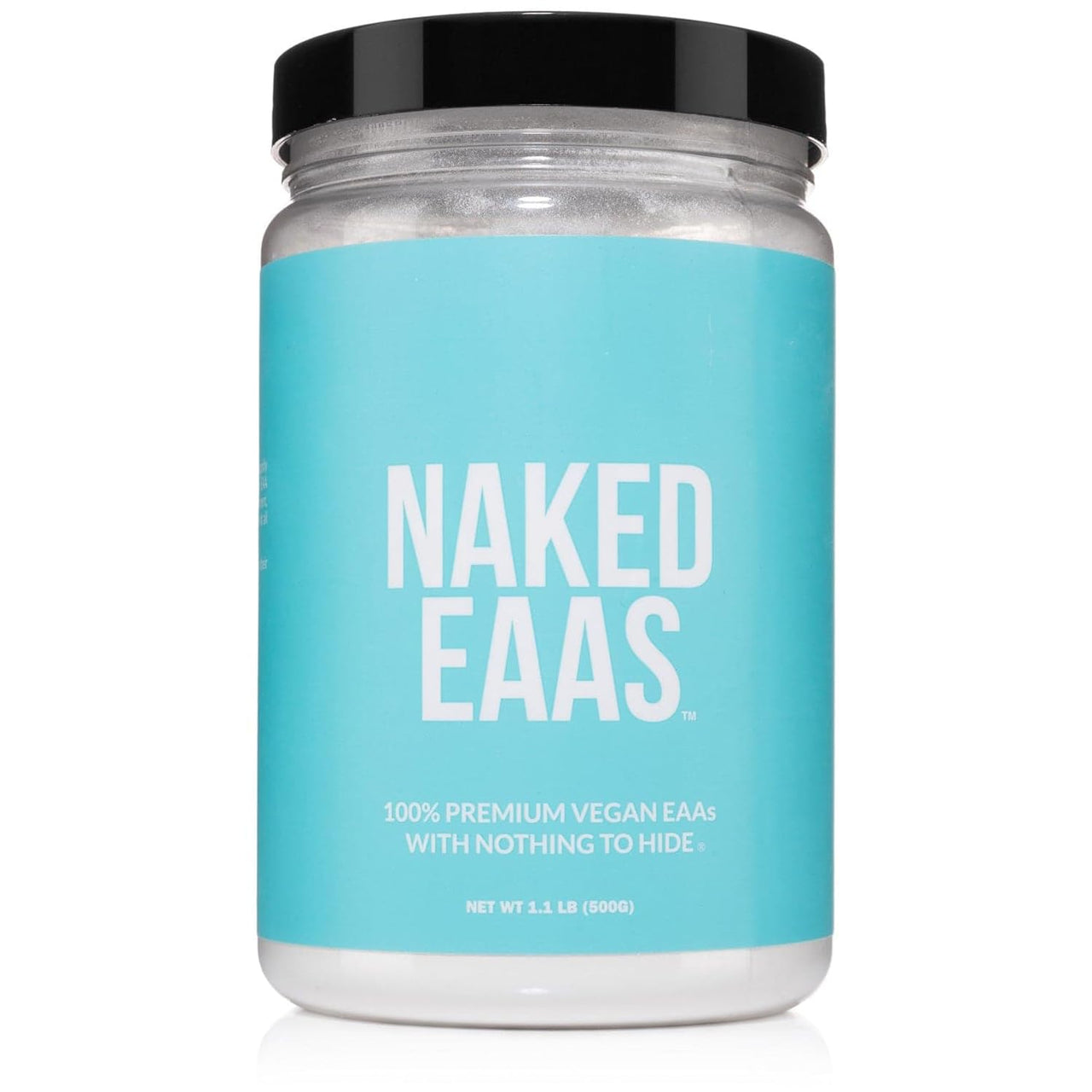 NAKED EAAs Amino Acids Powder - 50 Servings - Vegan Unflavored Essential Amino Acids 500 Grams - Instantized All Natural EAAs Powder Supplement