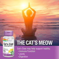 Thumbnail for Solaray Guaranteed Potency Cat's Claw Supplement, 200mg, 30 Count