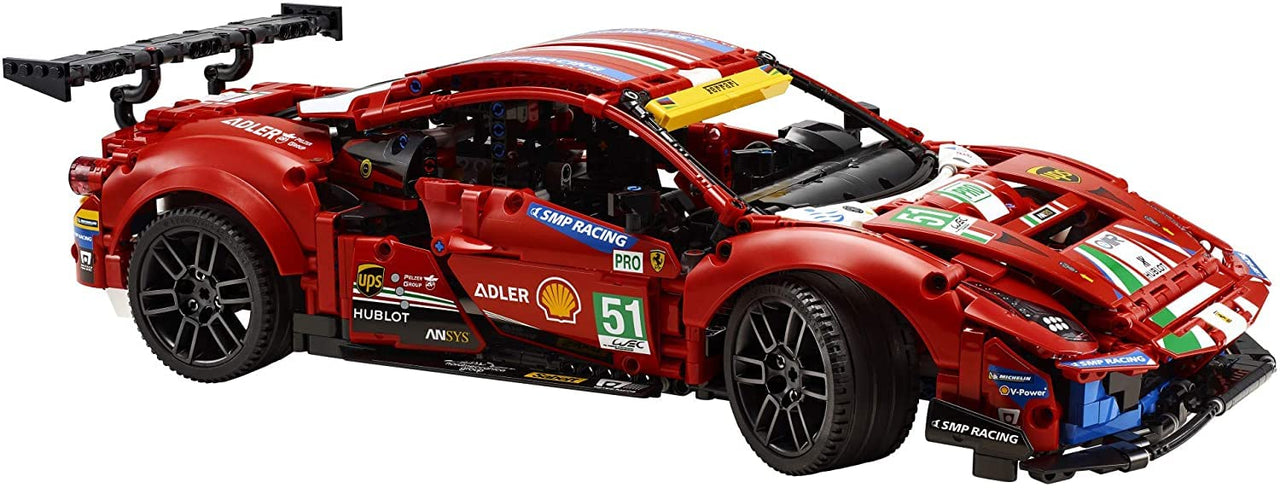 LEGO Technic Ferrari 488 GTE “AF Corse #51” 42125 - Champion GT Series Sports Race Car, Exclusive Collectible Model Kit, Collectors Set for Adults to Build