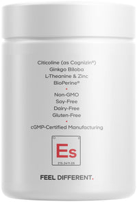 Thumbnail for Codeage E-Sport Vitamins+ Citicoline Cognizin, Bacopa Monnieri Supplement, Multivitamins, Astaxanthin, L-Theanine, Ginkgo Biloba, Acetyl-L-Tyrosine, Huperzine A, Lutein, Esport Gaming - 90 Capsules