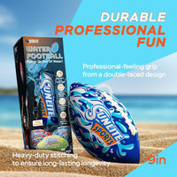 Thumbnail for Sunlite Sports Waterproof Football, Outdoor Play, For Pool Beach Lake Park Water Toy, For Kids Children Teens Adults, Family Fun