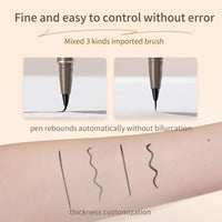 Thumbnail for Judy Doll Liquid Eyeliner, Ultra Fine Liquid Eyeliner Waterproof with Smooth Strong Fibres, Smudge-proof, Longwearing, Smooth Eye Liners with Ultra-Fine Tip (#08 Reddish Brown)
