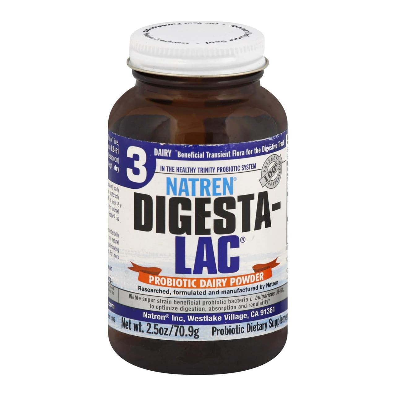 Natren Digesta-Lac, 2.5-Ounce