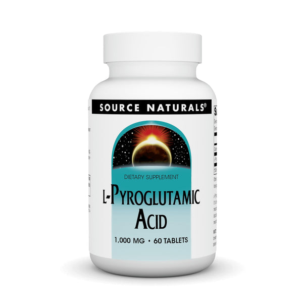 Source Naturals L-Pyroglutamic Acid Dietary Supplement - 60 Tablets