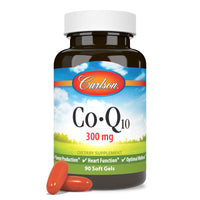 Thumbnail for Carlson - Co-Q10, Co-Enzyme Q10, 300 mg, Energy Production & Heart Function, 60 Softgels