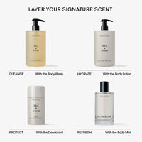 Thumbnail for Salt & Stone Body Wash with Antioxidants for Deep Moisture | For Women & Men, Sulfate, Paraben, & Dye Free, Leaving Skin Soft and Hydrated | Santal & Vetiver 15.2 fl oz