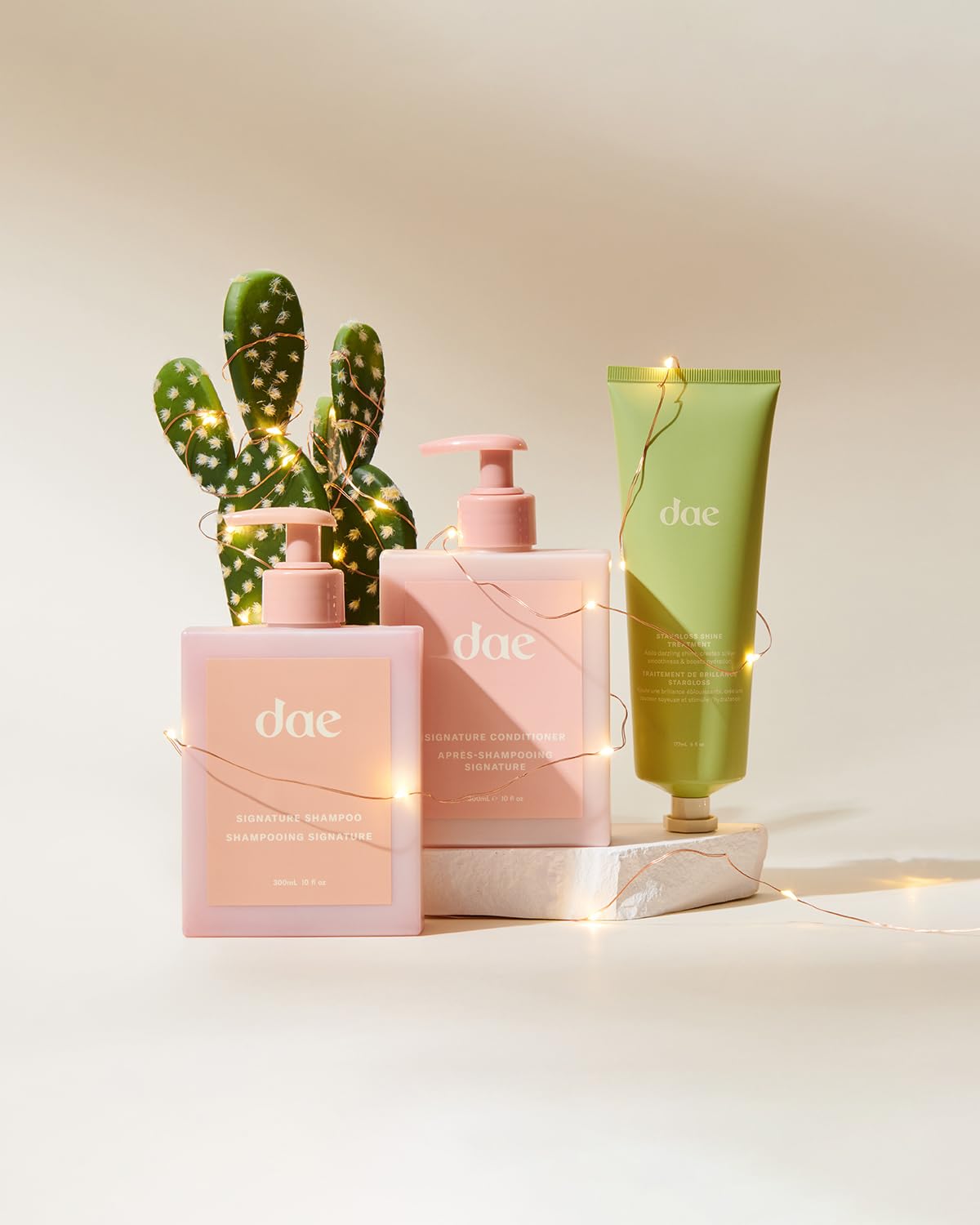 DAE Shine Bright Set (Signature Shampoo, Signature Conditioner & Stargloss Treatment)