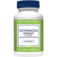 Thumbnail for The Vitamin Shoppe Standardized Echinacea Extract, A Blend of Angustifolia and Purpurea, Herbal Supplement That Supports Healthy Immune Function (100 Capsules)