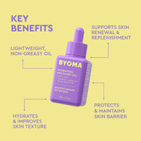 Thumbnail for BYOMA Hydrating Recovery Oil - Luxury Face Oil with Squalane, Jojoba Oil & Seabuckthorn Oil - Instant Radiant and Glowy Skin - Barrier Repair Facial Oil - 1.01 fl. oz