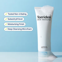 Thumbnail for Torriden DIVE IN Cleansing Foam Face Wash 150ml (5.07 fl.oz.) | Hydrating Daily Facial Cleanser for All and Sensitive Skin | Hyaluronic Acid, Panthenol, Allantoin