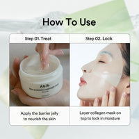 Thumbnail for Abib Collagen Gel Mask Heartleaf Jelly 10 Sheets (Soothing) I Korean Vegan Collagen, Cooling Calming Hyaluronic Acid Hydrogel Face Mask Skin Care