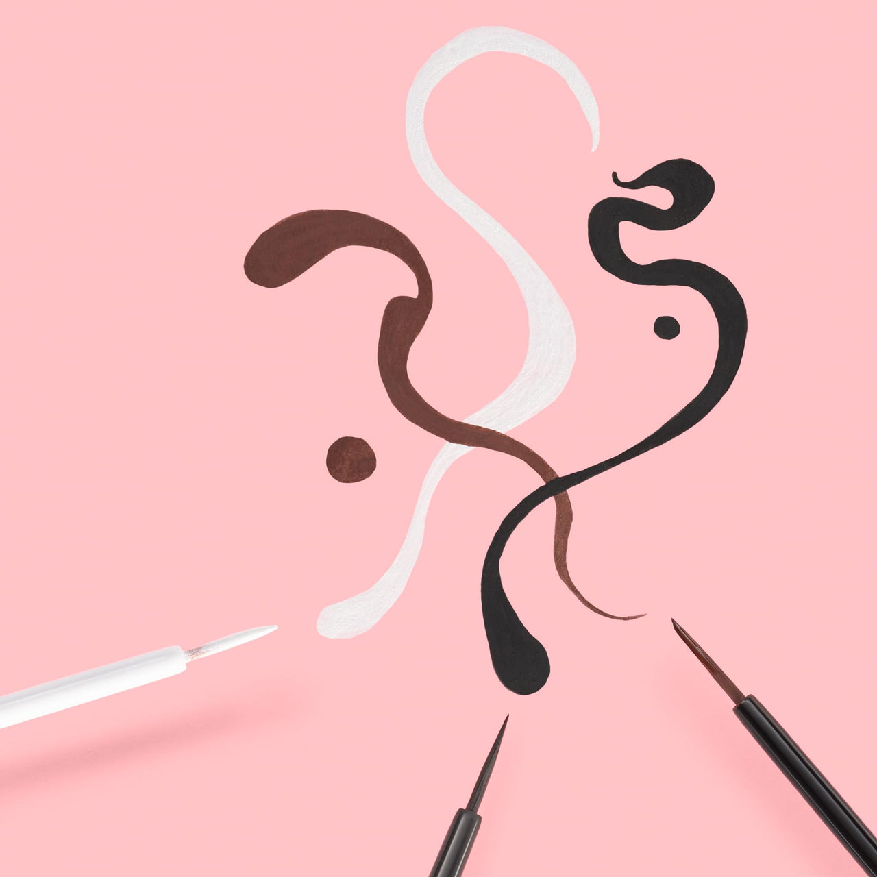 essence | Lash Princess Liner White | Smudge Proof, Matte Eyeliner with Ultra-Fine Brush Tip | Vegan & Cruelty Free