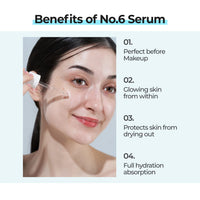 Thumbnail for numbuzin No.6 Serum | Deep Sleep Mask Serum | Iceland Glacier Water for Instant and Long-lasting Hydration with Hyaluronic Acid & Niacinamide | Korean Skincare for Dry Skin | 1.69 fl. oz.