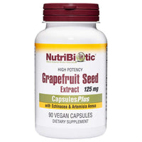 Thumbnail for NutriBiotic Grapefruit Seed Extract CapsulesPlus, 125 mg of GSE, 90 Count