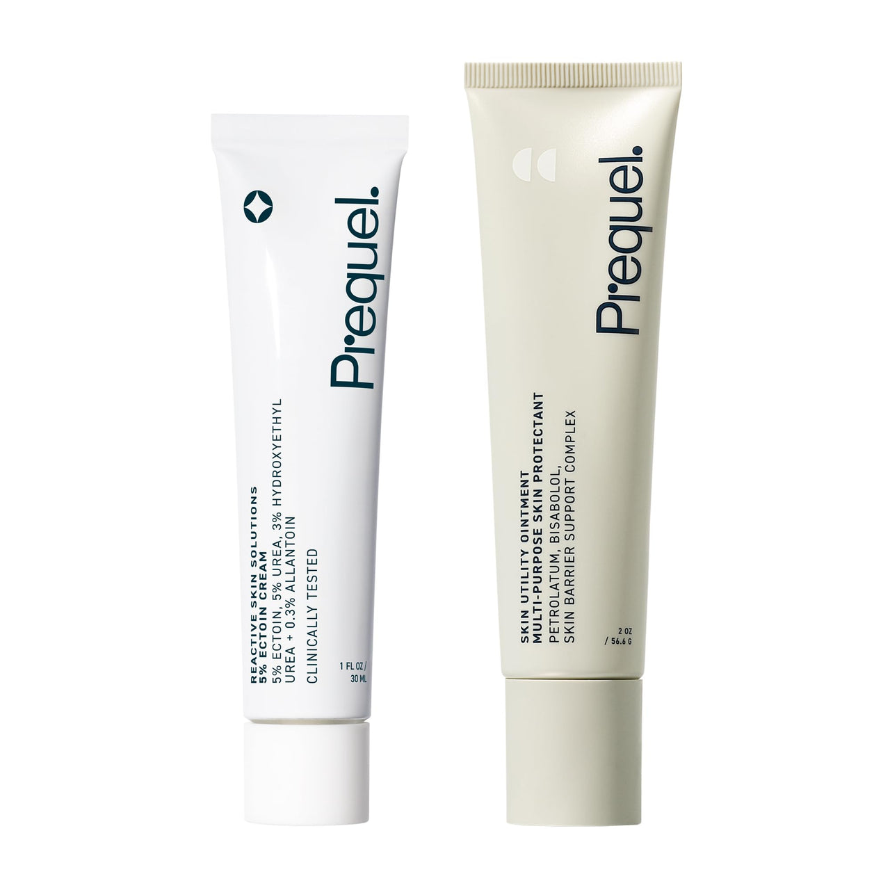 Prequel Reactive Skin Moisturizer + Utility Ointment Barrier Care Bundle