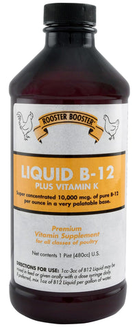 Thumbnail for Rooster Booster B-12 Liquid, 16-Ounce