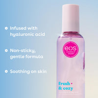 Thumbnail for eos Cashmere Body Mist, Fresh & Cozy, Body Spray for Women, Hair Mist, Moisturizing, Hyaluronic Acid, Glycerin, Vegan, Cruelty-free, 6 fl oz
